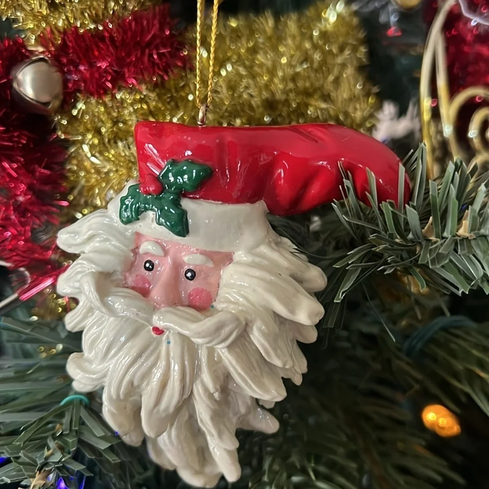 ❤️ Vintage Santa Clause Heavy Duty Ornament